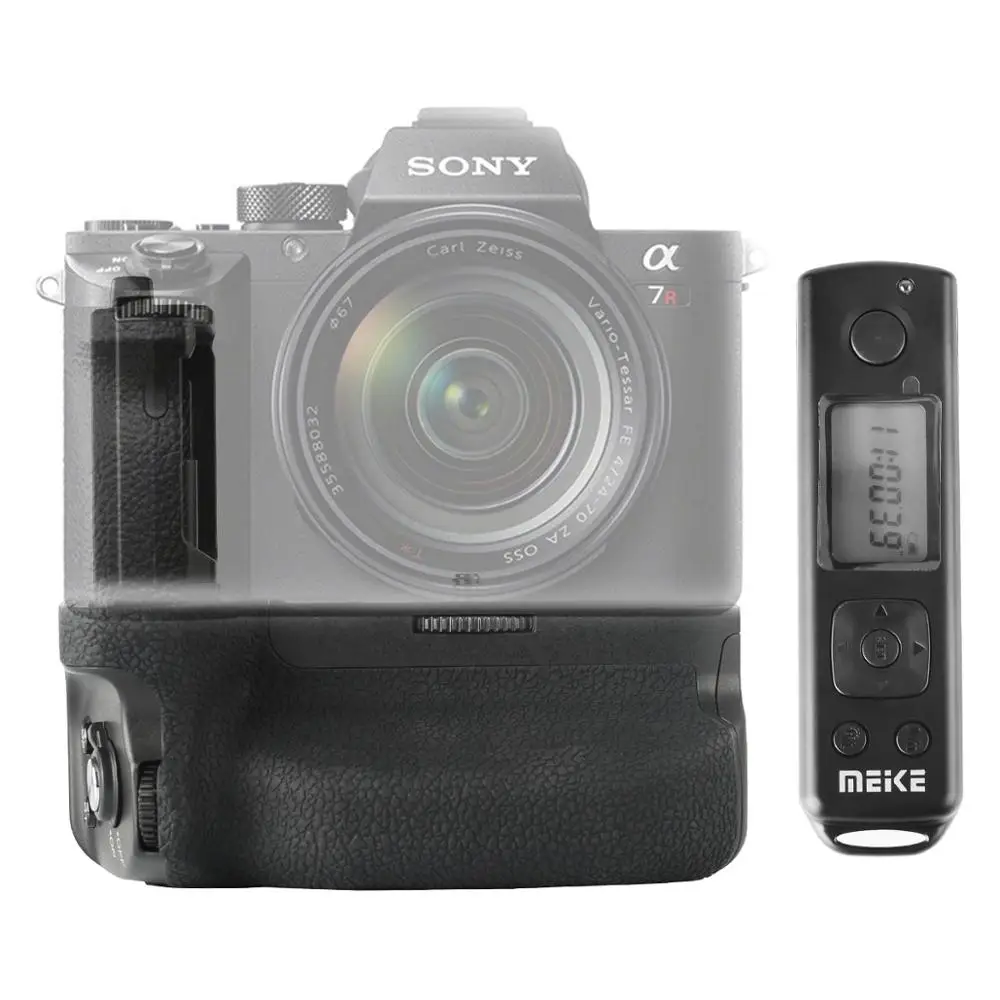 NEW MEIKE MK-A7R IV Pro Battery Grip with Wireless Remote for  A7RIV A7IV A9II A7R4 Camera Battery Grip Holder