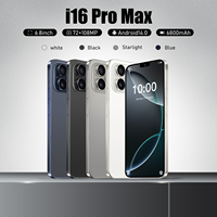 oem 2024 New Product I16 Pro Max Mobile Phones 5g Smartphone 16gb+1tb Full LCD Screen Cell Phones