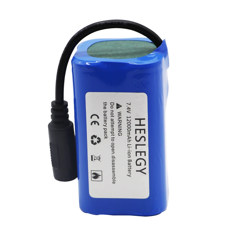 7.4V 12000Mah 6000Mah Upgrade Battery For T188 T888 2011-5 V007 C18 H18 So on Remote Control Fishing Bait Boats Toys Accessories