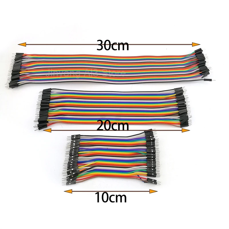 

10CM 20CM 30CM 40 pin Jumper Line wire Male to Male Female to Male Female Jumper Wire eclectic Cable cord for DIY C3