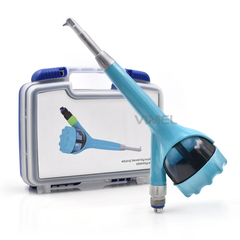 

New Design Blue Air Abrasion System With Water Spray Anti Backflow Teeth Polishing Sandblasting Machine