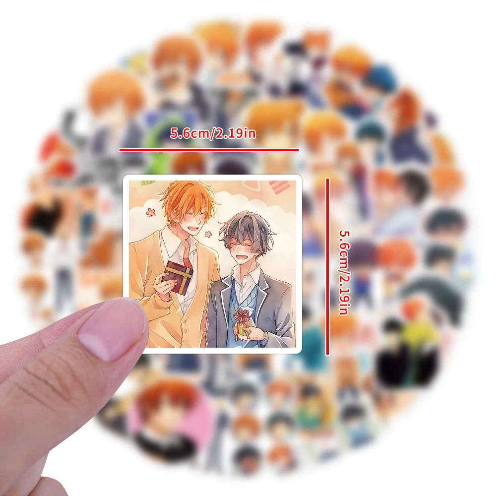 10/50/110Pcs Anime Sasaki And Miyano Stickers Cartoon Shumei Sasaki Taiga Hirano Bl Boys Love Aesthetic Art DIY Guka Decals Toys