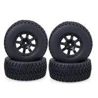 ZD Racing RC Wheel 1:10 Short Course Truck Tires Set 12mm Hub Hex For Traxxas Slash HPI VKAR Redcat HSP