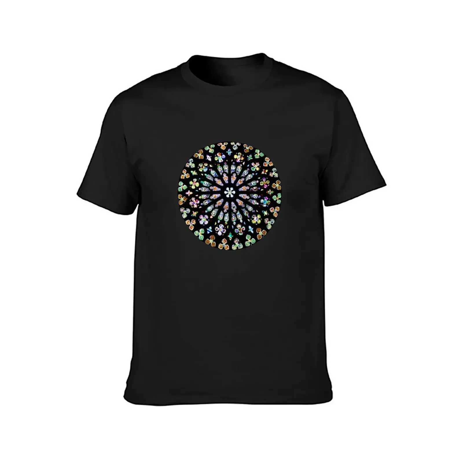 Art Stained Glass Windows Rainbow - Spain T-Shirt baggy shirts cotton graphic tees mens t shirt