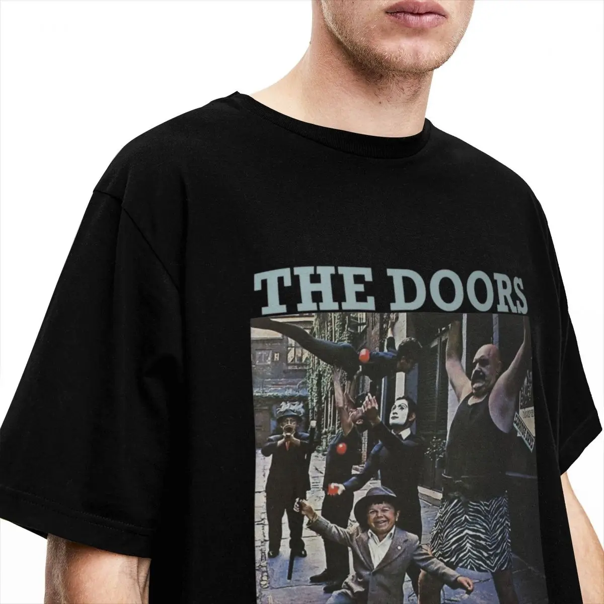 Men Women Rock THE Doors Band Strange Days Graphic Printed Tee Shirt Accessories Creative Pure Cotton T Shirts Tops Printed