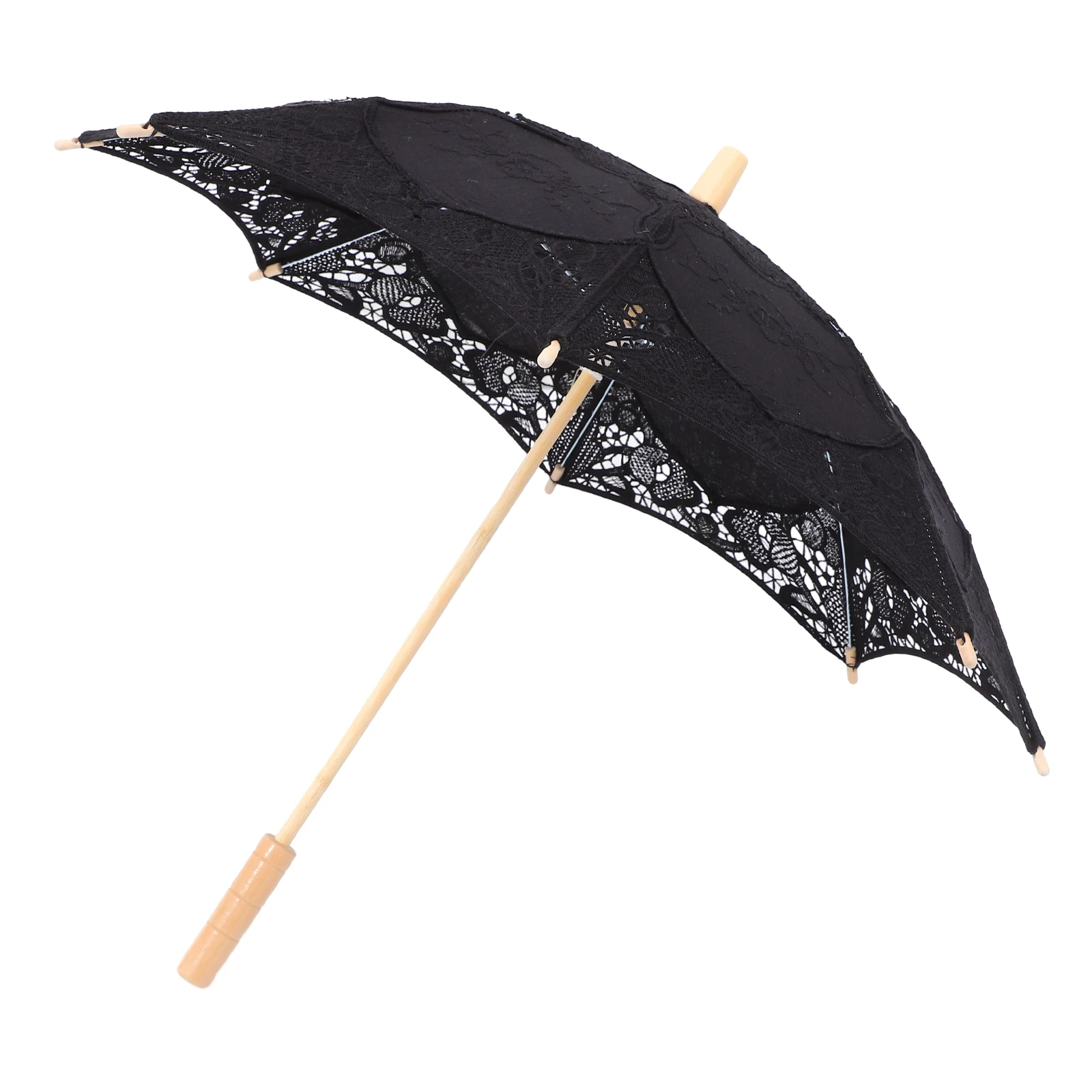 

White Large Lace Umbrella 51205-38 Photography Props Wedding Decorative Parasol Girls Soft Craftsmanship Festival