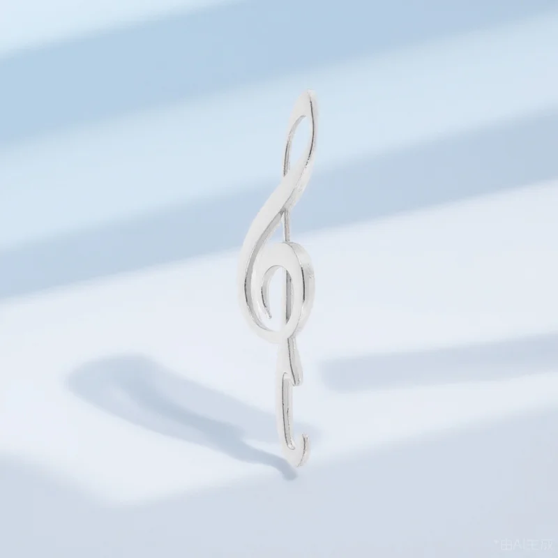 

Musical Note Bottle Opener Silver Zinc Alloy Creative Design for Kitchen Bar Beach Patio Wine Beer Opening Tool