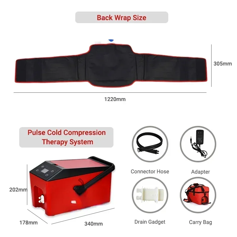 

Cryopush Shoulder Back Universal Pulse Intermittent Compression Cold Therapy Water Physical Ice Cold Compression Therap