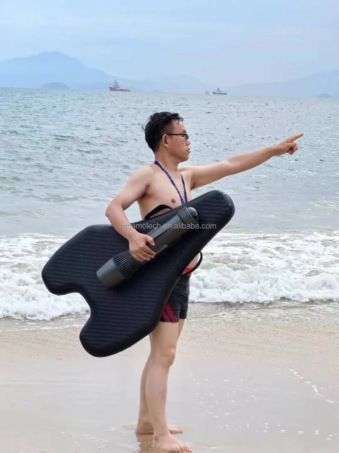 CAMOLECH 700W Paddle Board Sea Water Scooter SUP Compatible Motor 2hours Utmost Running Diving Propeller for Pool Diving