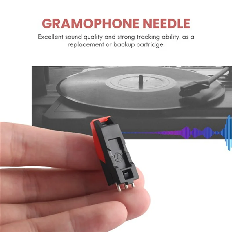 AS95-20PCS جراموفون سجل خرطوشة المغناطيسي القلم مع LP الفينيل إبرة الملحقات ل الفونوغراف القرص الدوار