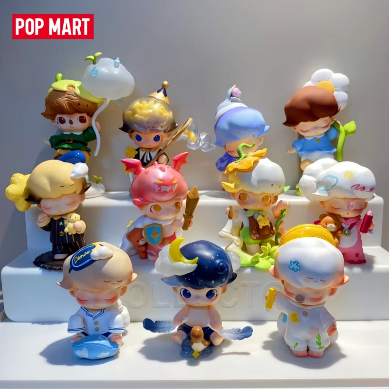 

POPMART DIMOO плетение чудес серии слепая коробка Kawaii фигурка-сюрприз загадочная игрушка кукла для девочек модный коллекционный подарок