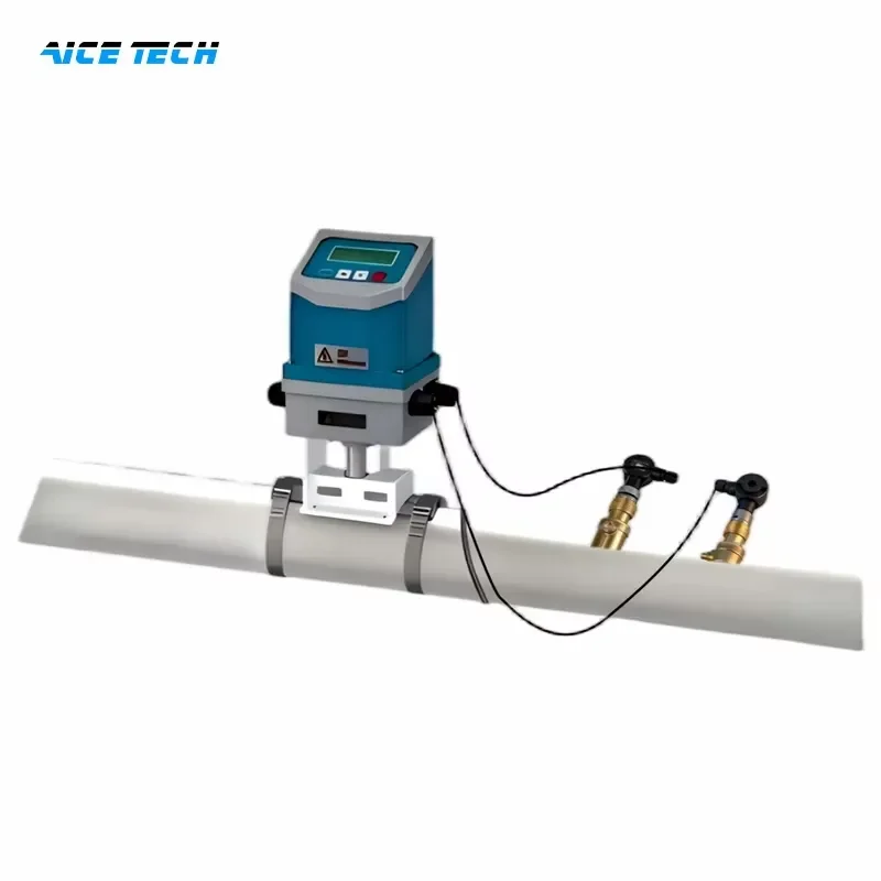for Battery Powered Integrated Externally Clamped Variable Area Water Flowmeter Plug-in Stainless Steel