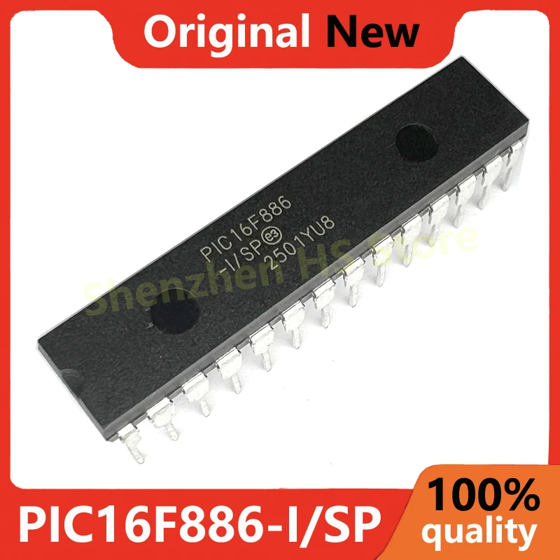 (1piece) 100% New PIC16F873A-I/SP PIC16F876A-I/SP PIC16F883-I/SP PIC16F886-I/SP PIC16F873A PIC16F876A PIC16F883 PIC16F886 DIP-28