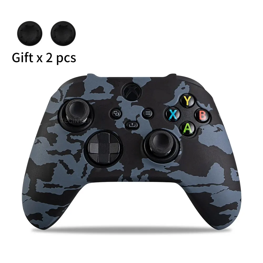 Silikon Schutzhülle Haut Für Xbox Serie X/S Controller Gamepad Zubehör Thumbstick Griffe Caps Joystick Abdeckung Shell