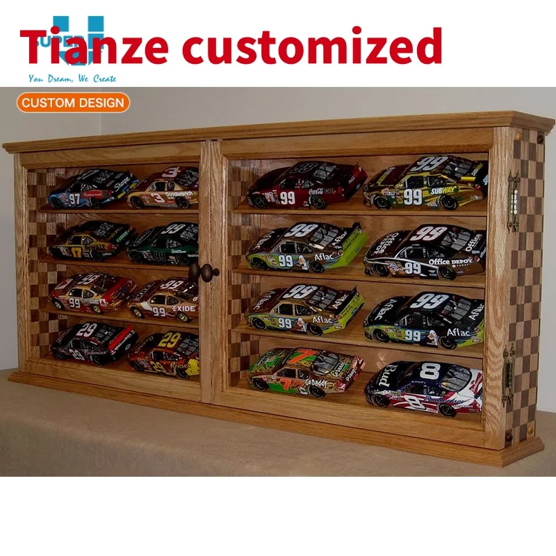 (Customized) toy car display shelf retail toy car Wall storage display cabinet rack