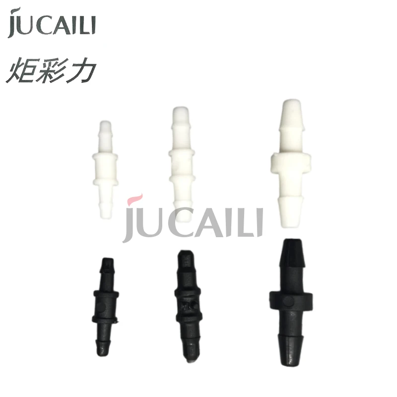 JCL 150Pcs Ink Tube Pipe Transfer Hose Connector for 3*2mm 4*3mm 6*4mm Tube for Epson XP600 DX5 DX7 Head Eco Solvent/UV Printer