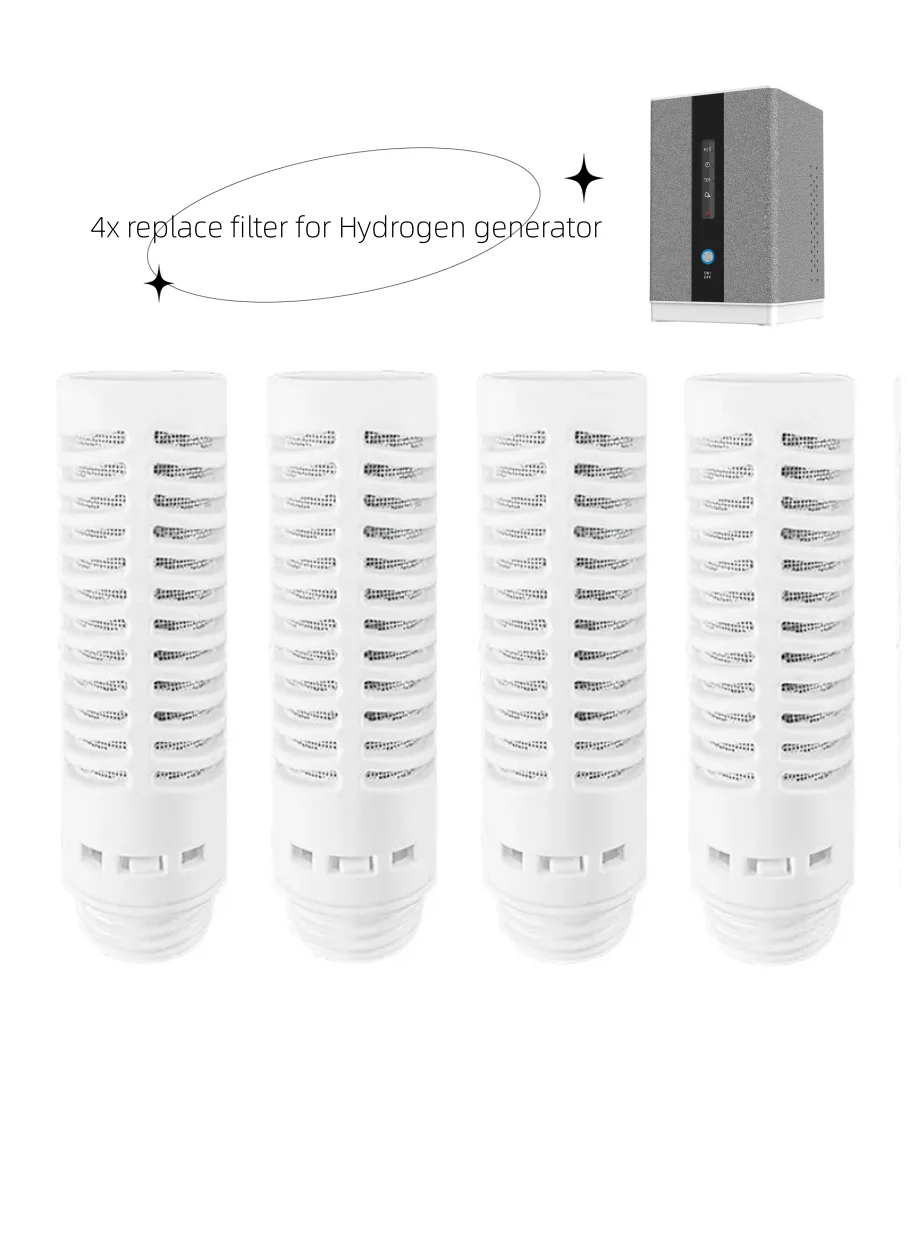 Filtro in resina di ricambio 4X per generatore di idrogeno macchina per inalazione H2 con 150 ml/min