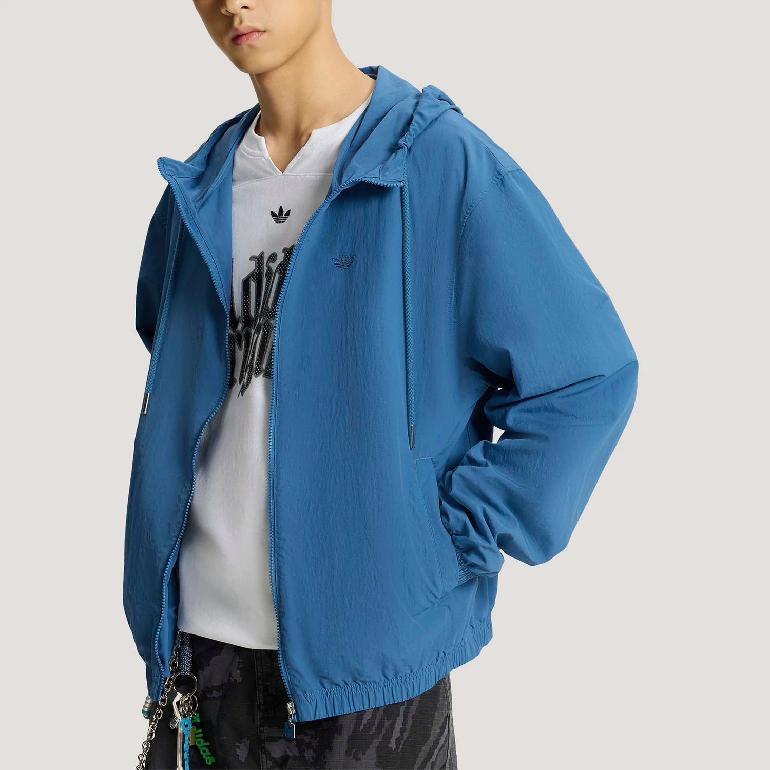 Adidas Authentic Three Leaves Men's Loose Daily Casual Trend Jacket KT3036