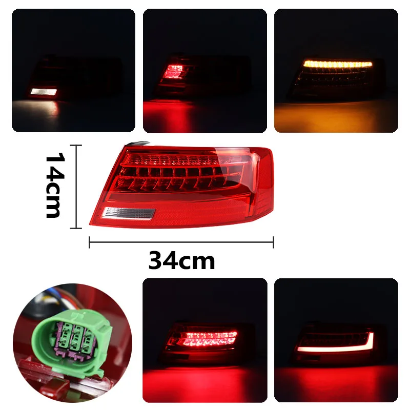 8T8945096F 8T0945093C LED Tail Light Warning Barke Light Driving Signal Lamp For Audi A5 Coupe 2010-2016 Car Taillight Assembly