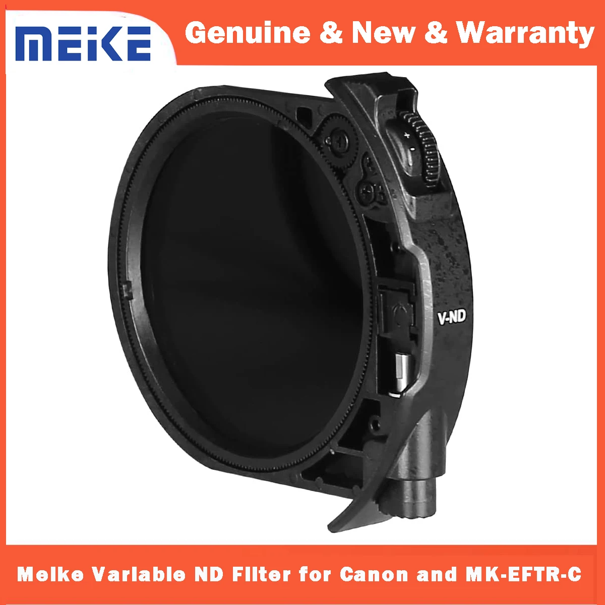 Meike Variable ND Filter for Canon and Meike MK-EFTR-C Drop-in Filter Mount Adapter EF to EOSR