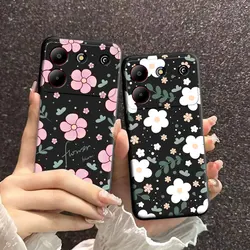 For ZTE Blade A54 A34 4G Case Natural Soft Silicone Beauty Floral TPU Phone Case For ZTE Blade A33S a54 a34 Back Cover Protector