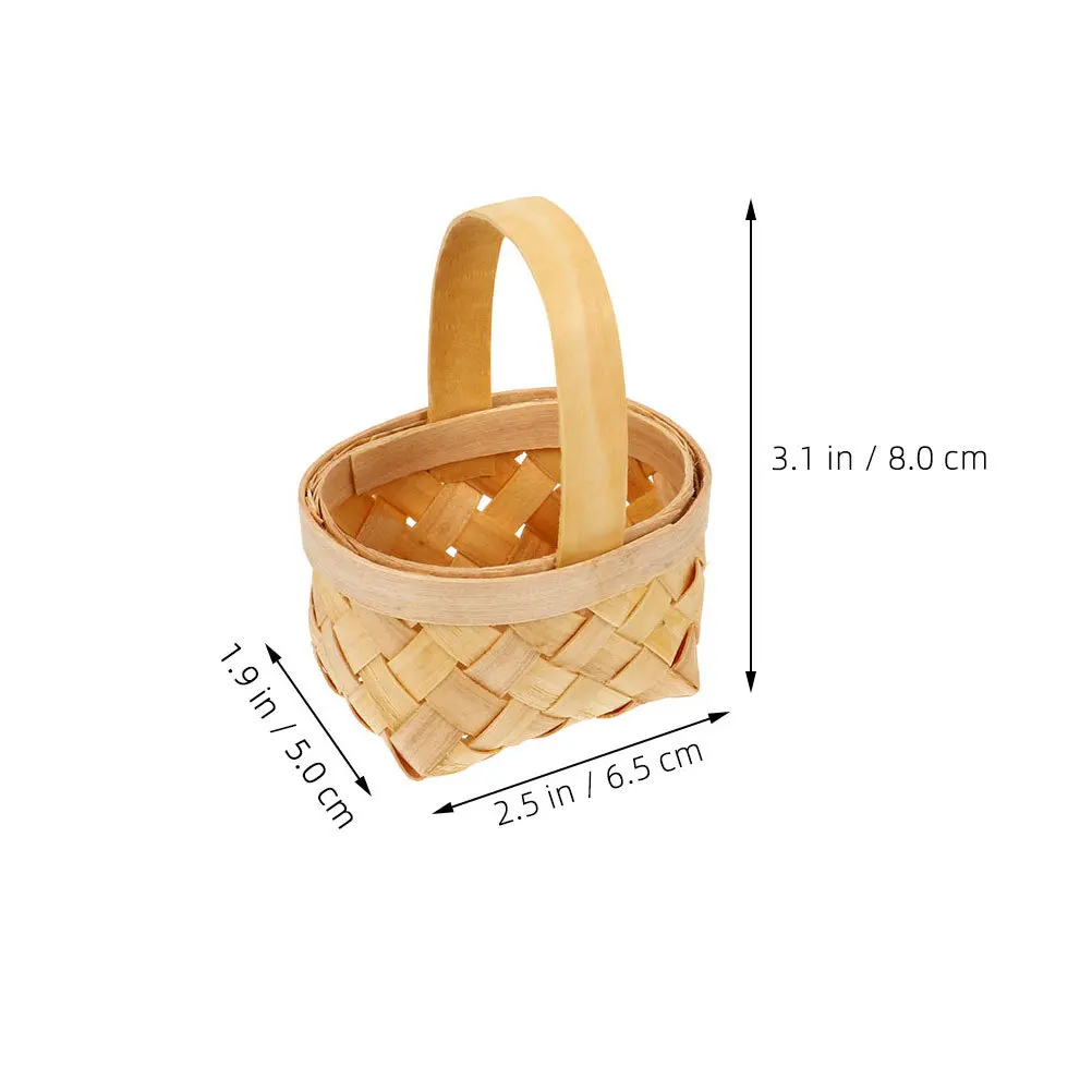 10 قطعة سلال متعددة الأغراض سحر أنيق هدية الذكرى السنوية للزفاف التعبئة سلة يدوية سلة حلوى الزفاف #2
