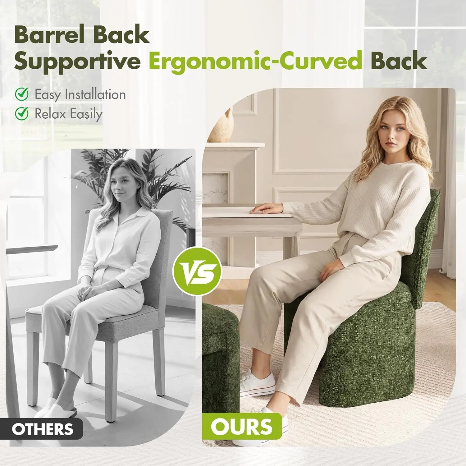 Thumbnail 4 - #31 Low Price Upholstered Dining Chairs Deals