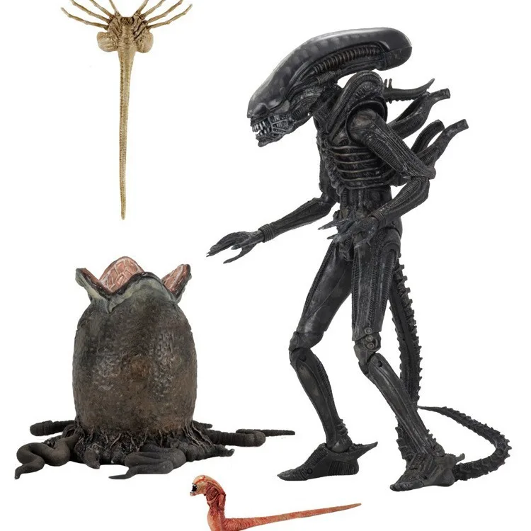 

19CM Boxed NECA Ultimate Edition Alien Big Chap Action Figure Horror Halloween Toys Collection Gift
