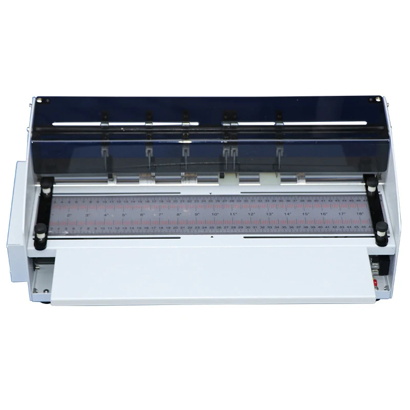 500H Electric Creasing Machine Creasing Width: 47CM For Invitations and Greeting Cards Dotted Line Creasing Circular Blade Scori