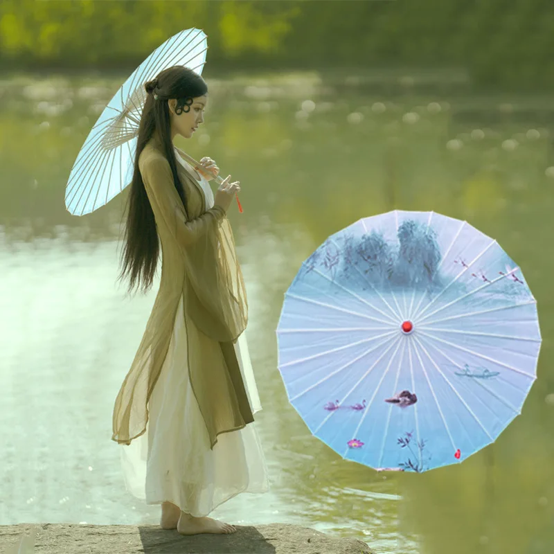 Fireworks Dance Decorative Umbrella 70cm Chinese Feng Oil Paper Umbrella Ancient Wind Classical Dance Umbrella Parasol