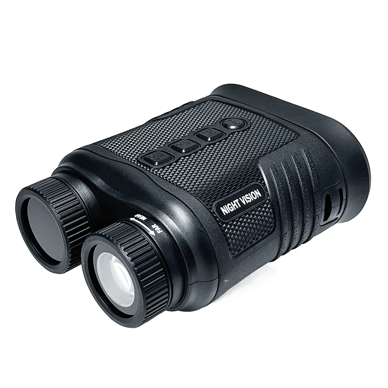 หน้าจอขนาดใหญ่ 4K ระดับแสงน้อยอุปกรณ์ Night Vision ทหารการล่าสัตว์สีดําทั้งหมดกล้องวิดีโอกล้องส่องทางไกลอินฟราเรดดิจิตอล
