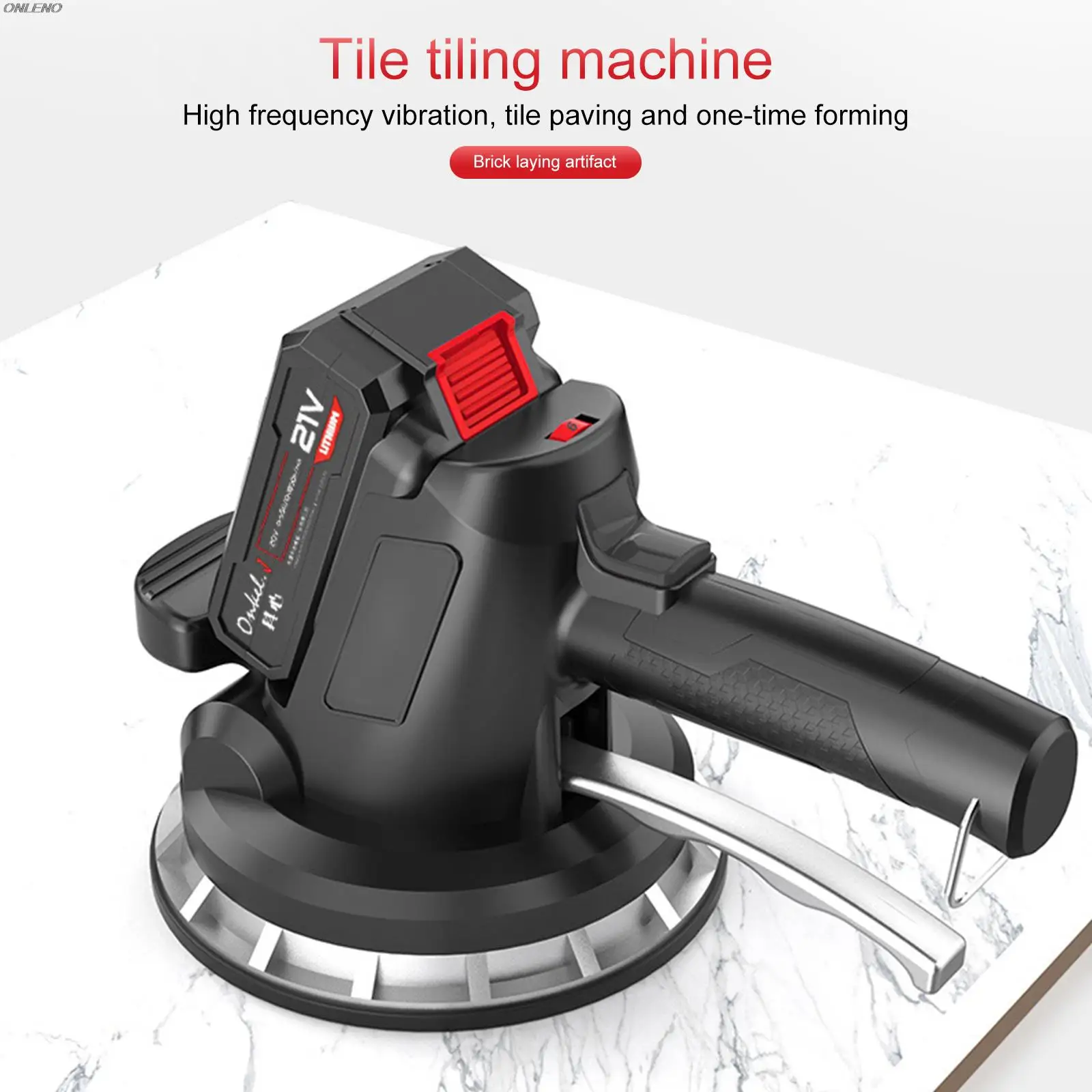 High-Power Tiles Tiling Machine 320KG Adsorption Capacity Vacuum Suction Cup Vibrator Adjustable Tile Automatic Leveling Tools