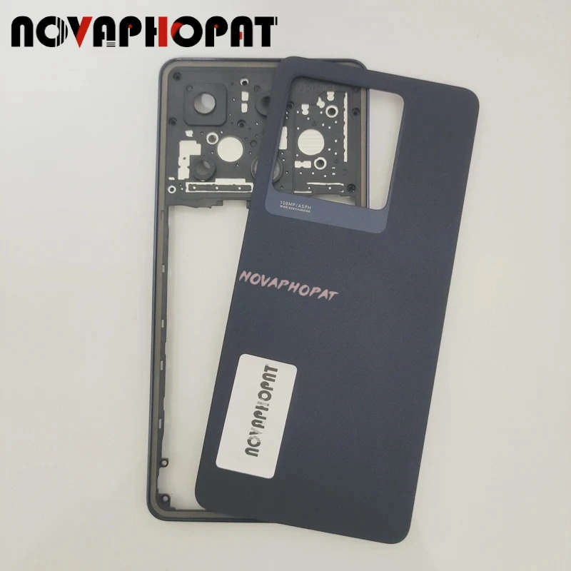 

Back Battery Cover Rear Glass Panel Door Housing For Infinix Note 30 Pro X678B Middle Frame Case Bezel Plate Side Volume Button