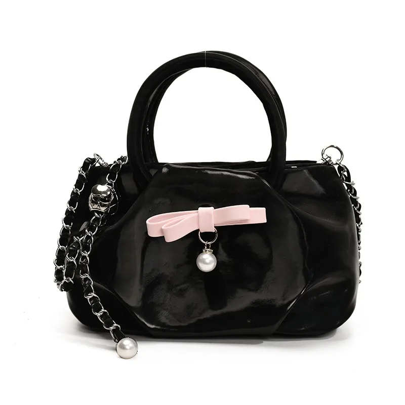 

New PU Solid Zipper Simple Shoulder Bags Popularity Temperament Commute Handbags 2026 Autumn Fashion Square Tote Bags for Women