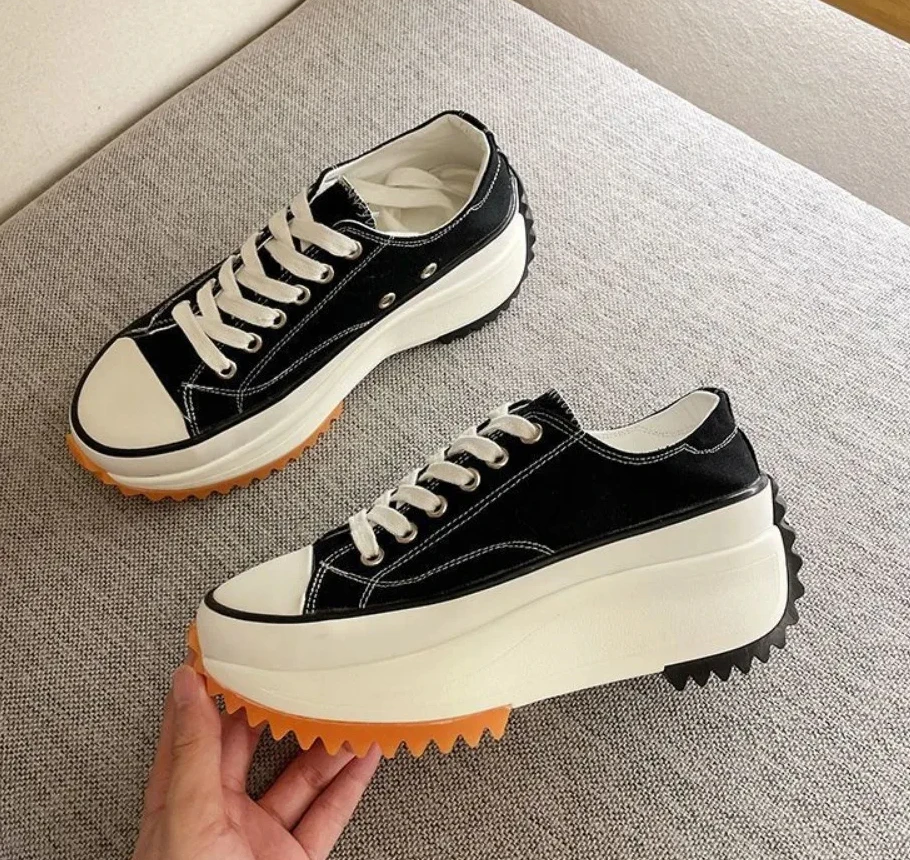 Sneaker Shoes for Women Summer New Platform Canvas Shoes Fashion Woman Sport Casual Vulcanized Shoes Female Chaussure Femme