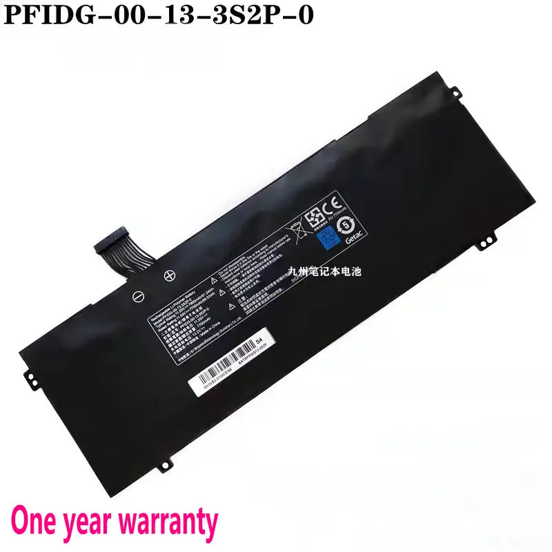 

11.55V 91.24Wh PFIDG-00-13-3S2P-0 Laptop Battery For MECHREVO Code 01 Air II Getac S2 UMI Air S1 Plus Series Eluktronics MAX-17