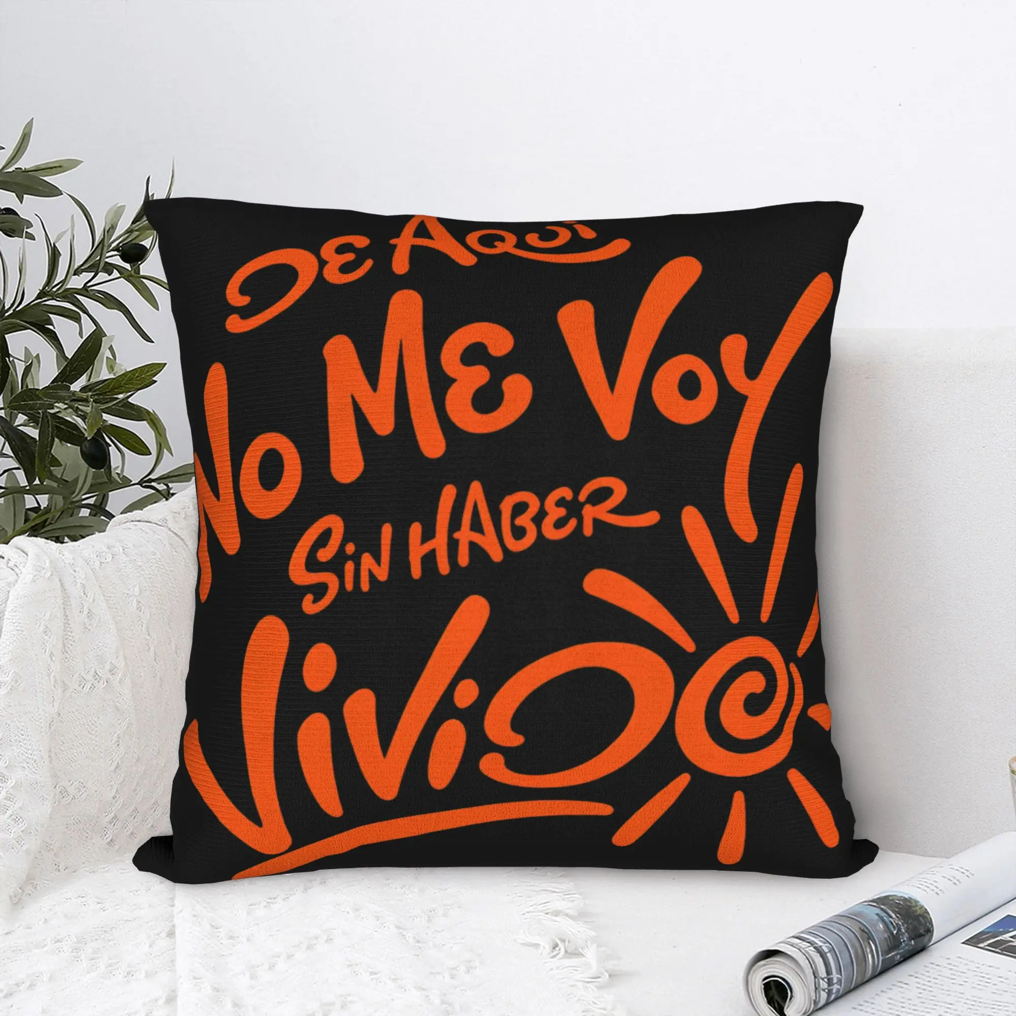 No Me Arrepiento De Sentir Tanto Karols G NMADST  Printing Pillowcase Cushion Cover  Throw Pillow Cover Zippered Multi Size
