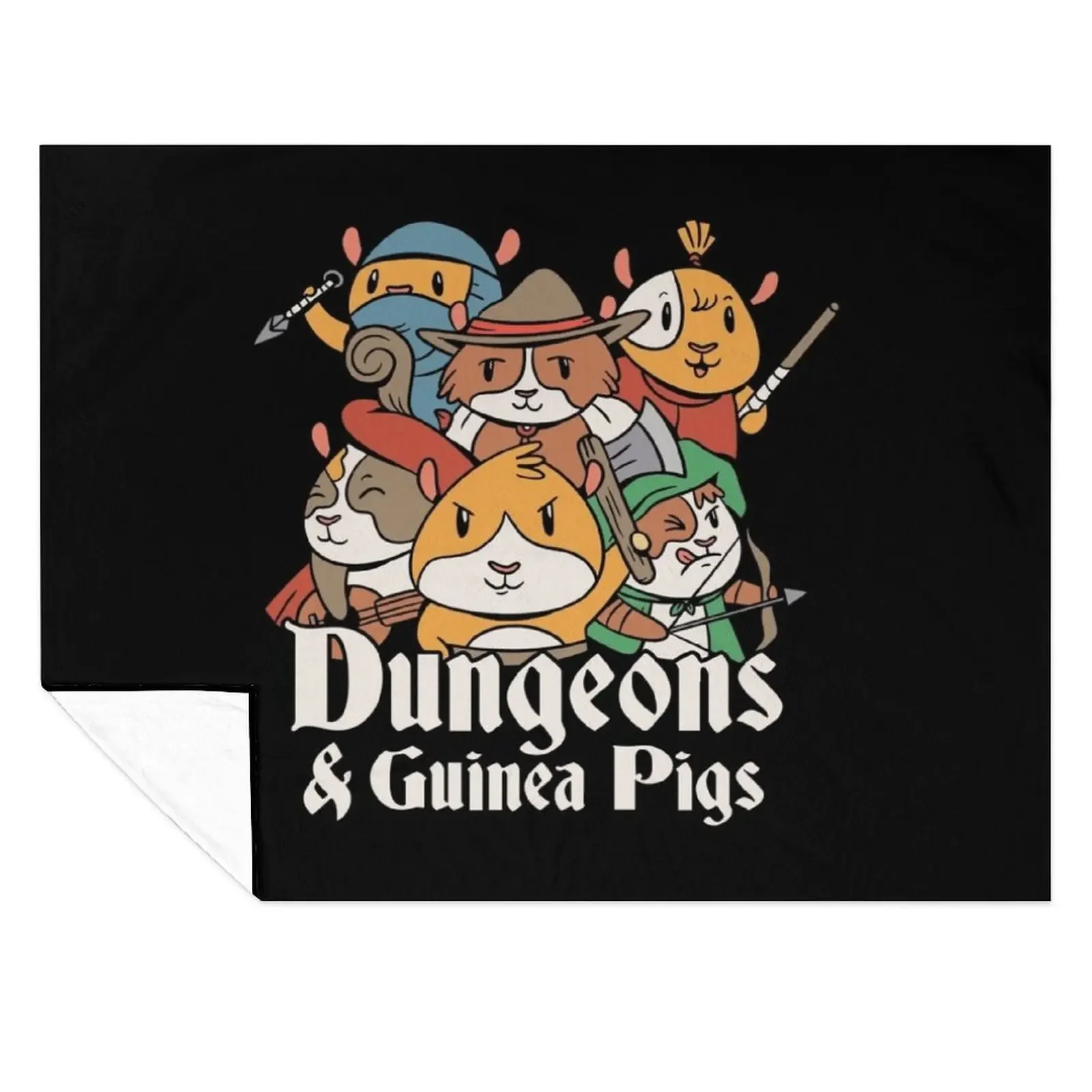 

DUNGEON GUINEA PIGS Throw Blanket For Decorative Sofa Sofa Quilt halloween Soft Blankets