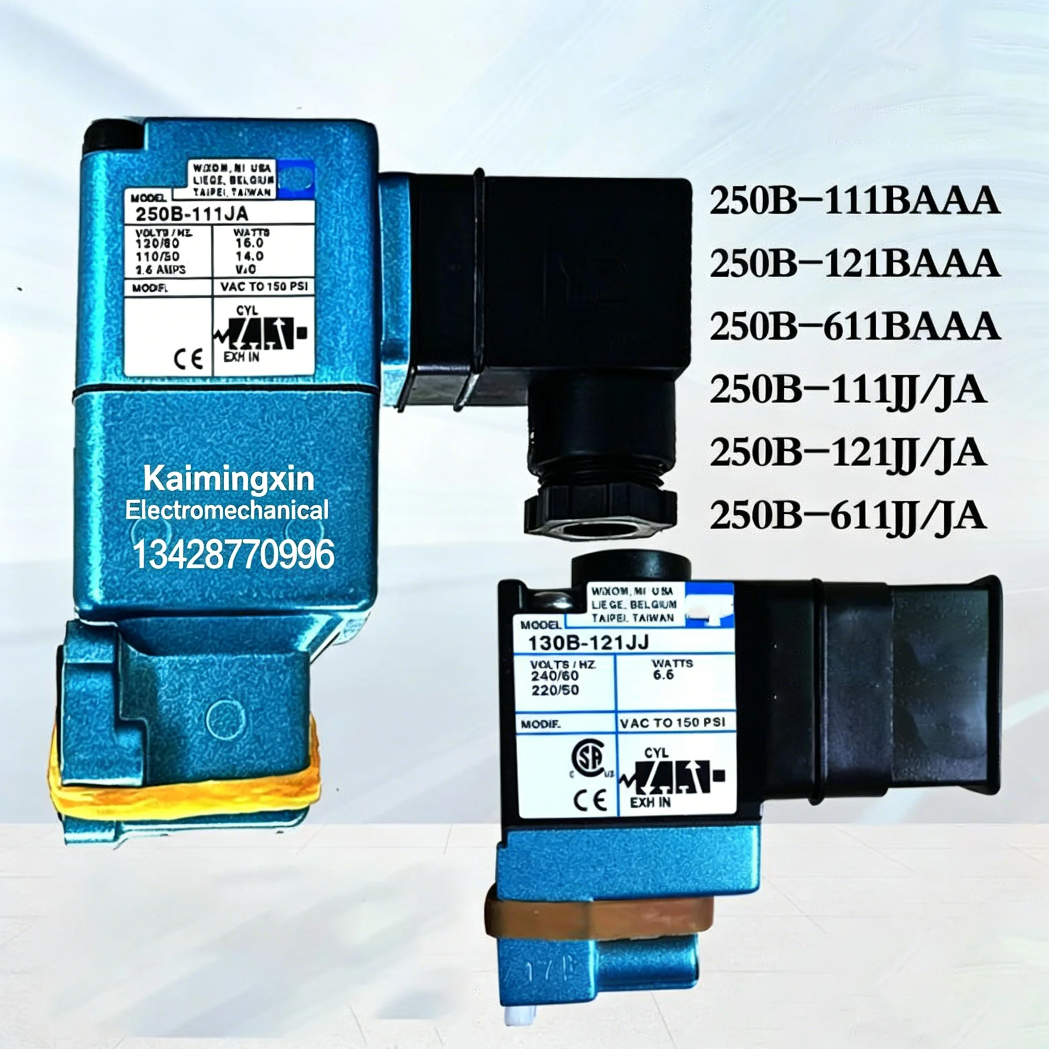 Pneumatic MAC Solenoid Valve 116B-611JM 116B-611JB 116B-611JD 117B-611JM 117B-611JB 117B-611JD 111B-611JB  111B-611JM 111B-611JD