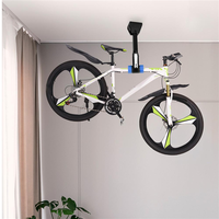 ABHT-2X Bicycle Storage Bike Wall Mount Clamp Road Bike Rack Holder Garage Maintenance Hanger Repair Work Stand