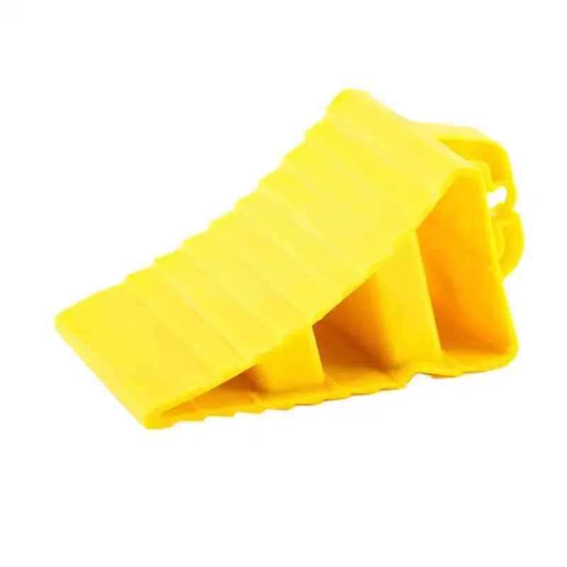 Car Wheel Chocks With Handles-Non-Slip Wheel Stoppers 4 Pieces For RV Trucks Boats Aircraft
