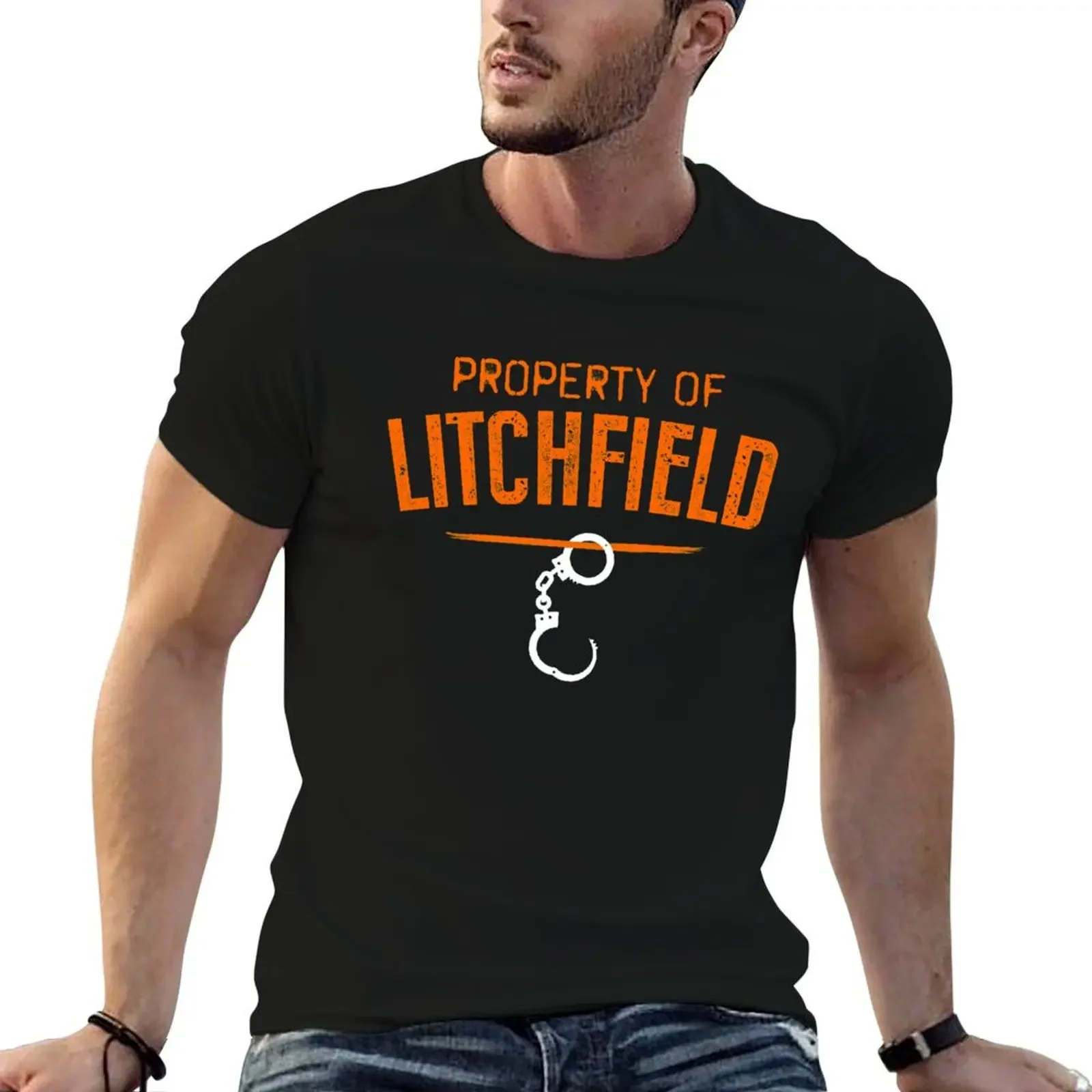 Litchfield T-Shirt vintage anime shirt cheap stuff T-shirt men