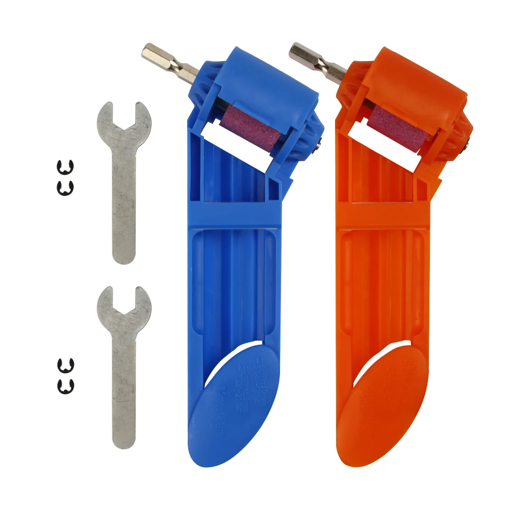 Blue or Orange Corundum Grinding Wheel Bit Tool Portable Drill Bit Sharpener Twist Drill Bit Sharpening machine 2-12.5mm