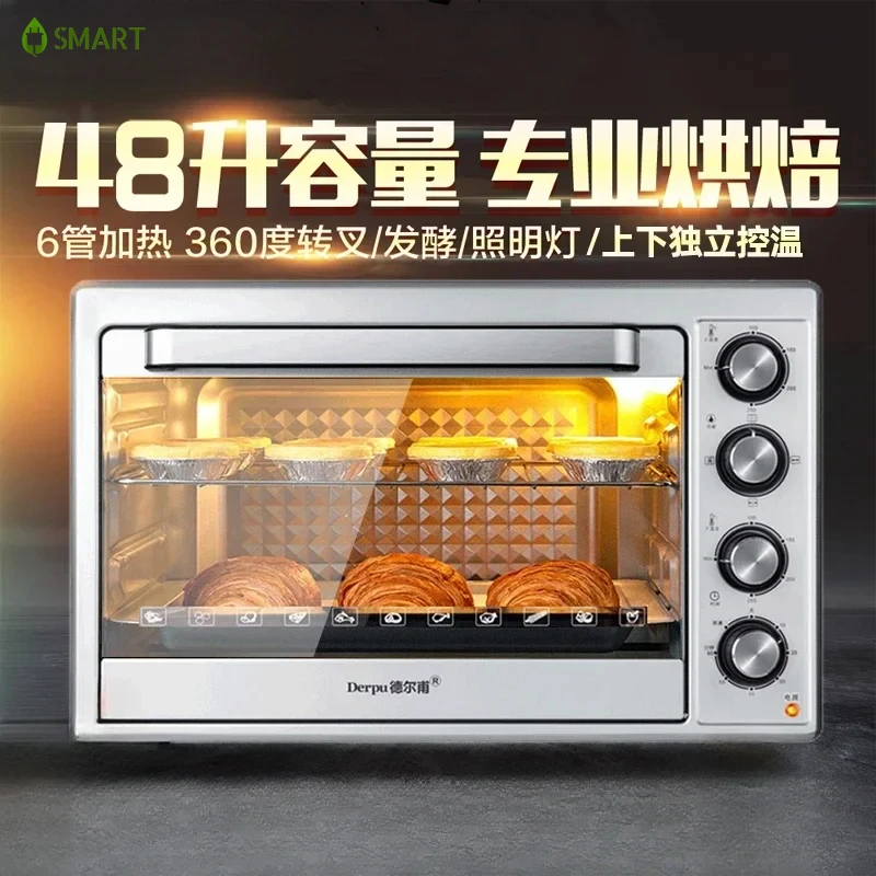 New 48 - liter large - capacity household and commercial multifunction electric oven for baking toast.