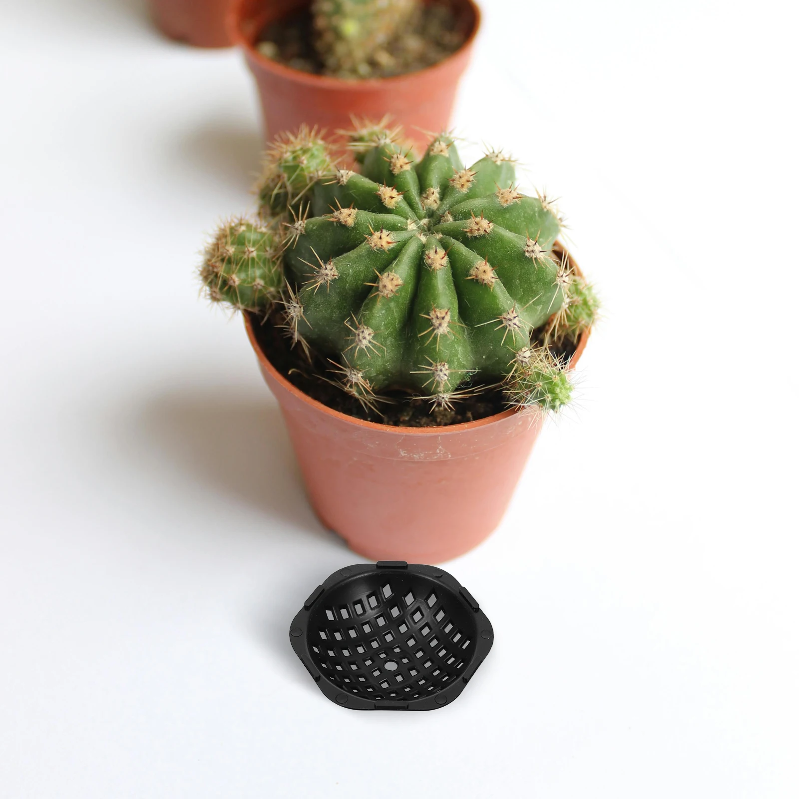 

20 Pcs Flower Pot Drainage Mat Mesh Pads for Pots Plastic Covers Round Hole Screens Bottom Tray