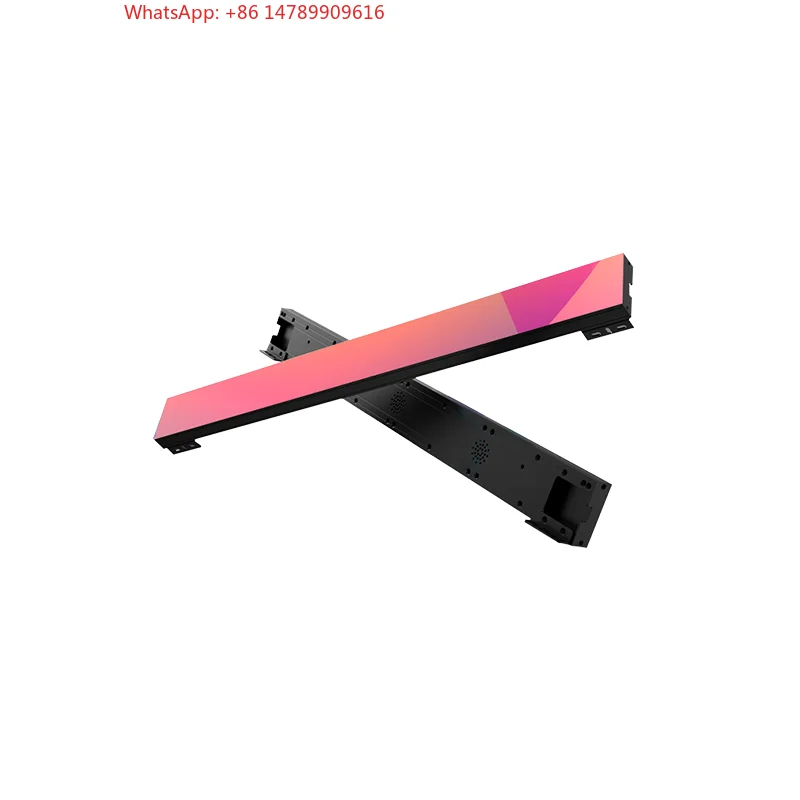 

LED Digital Signage Video WallCustom Size Wall Mounted Led Strip Display Screen Shop Store Led Shelf Screen Digital Signage And