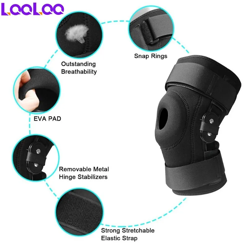 1Pcs Knee Brace Knee Support for Stability, Minor Patella Instability, Meniscus Injuries, Minor Ligament Sprains for Men & Women