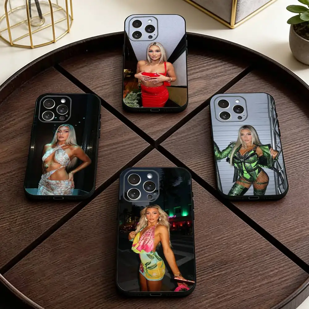 

Izzi Dame Phone Case For iPhone 17,16,15,14,13,12,11 Plus,Pro Max,XS,Soft Silicone Black Cover