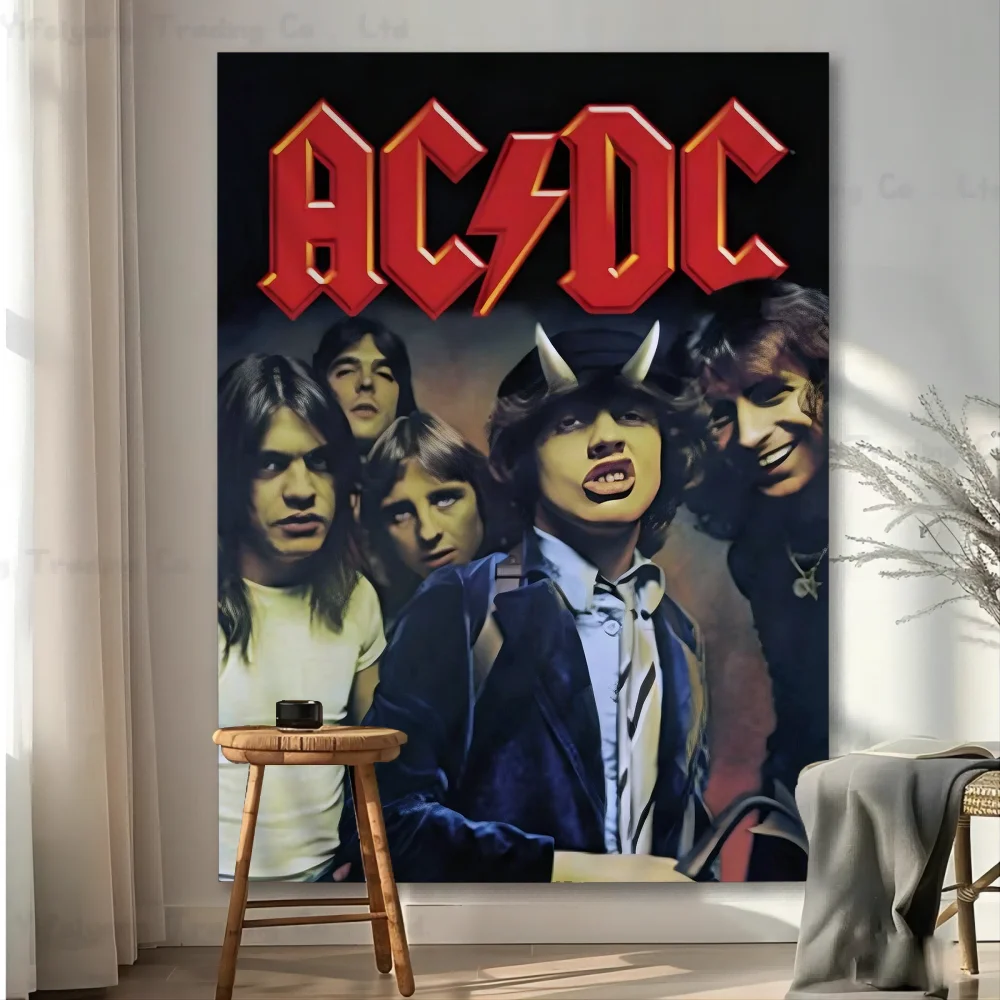 

Rock Singer A-AC D-DC Band Anime Tapestry Art Science Fiction Room Home Decor Wall Art Decor