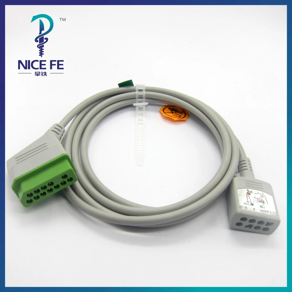 ECG 5-leads Trunk Cable For NIHON KOHDEN-3-5leads Patient Monitor